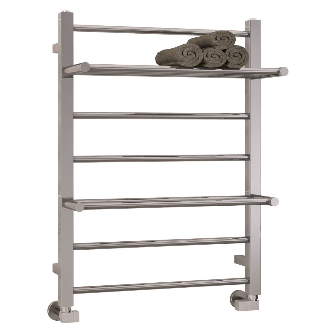 Velino Stainless Steel Towel Rail 800 x 600 - Mirror Polished