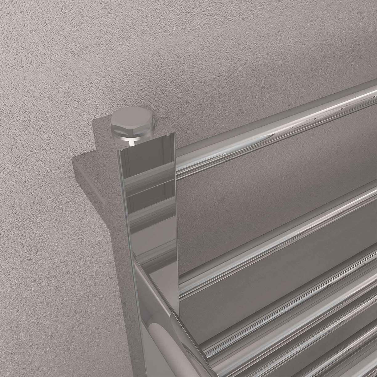 Velino Stainless Steel Towel Rail 1200 x 600 - Mirror Polished