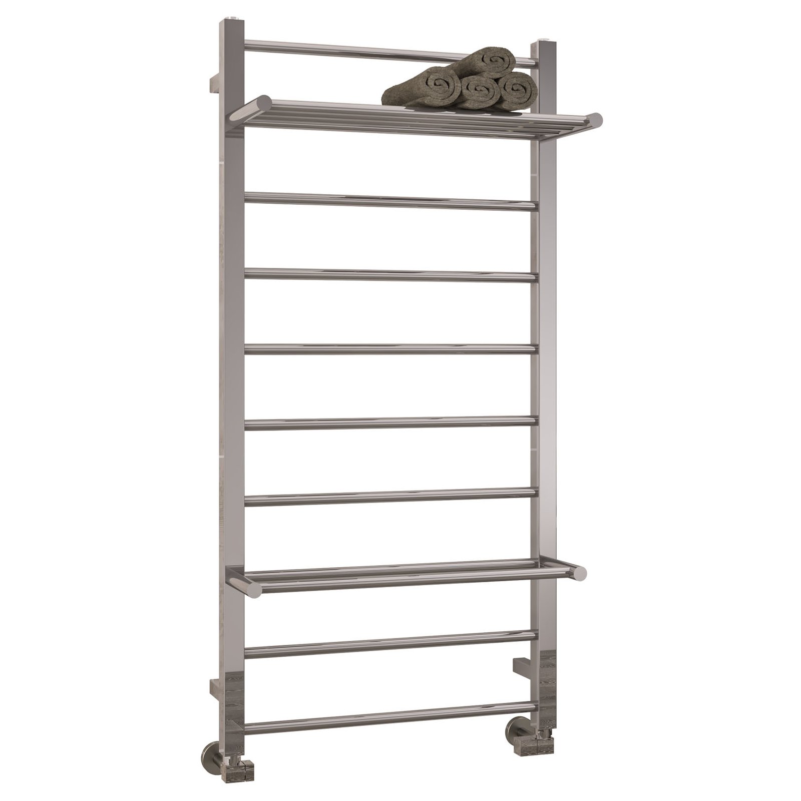 Velino Stainless Steel Towel Rail 1200 x 600 - Mirror Polished