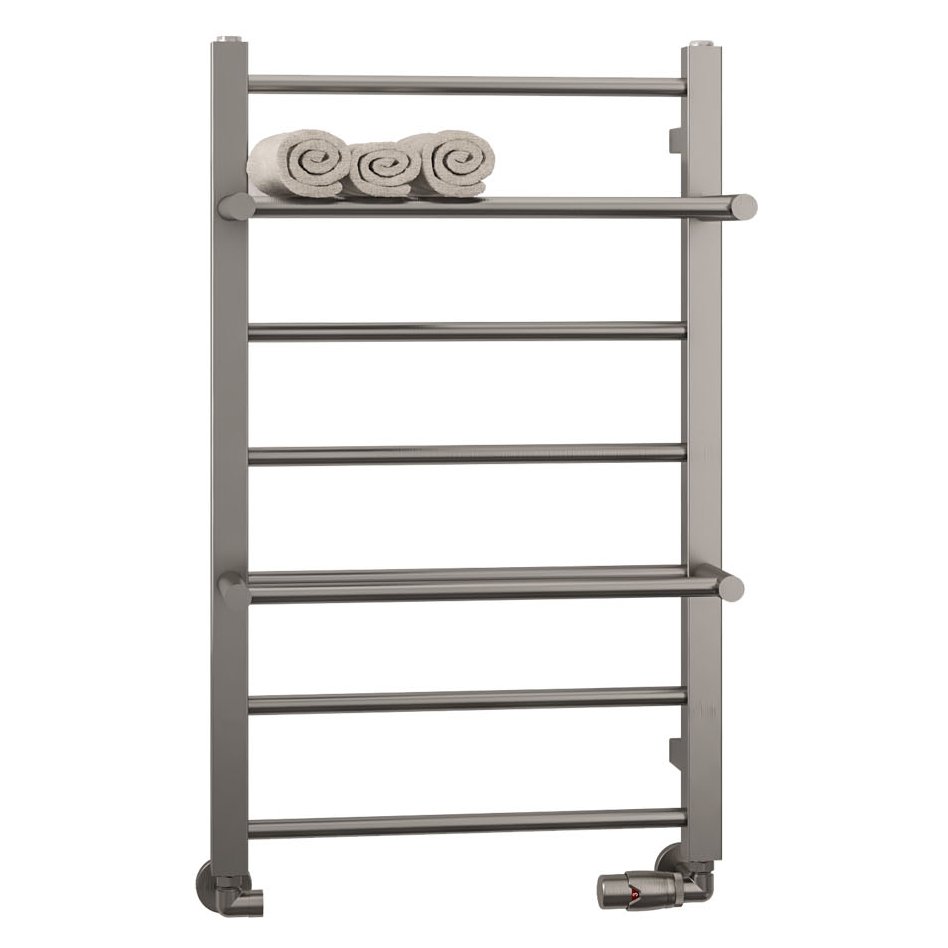 Velino Stainless Steel Towel Rail 800 x 500 - Brushed
