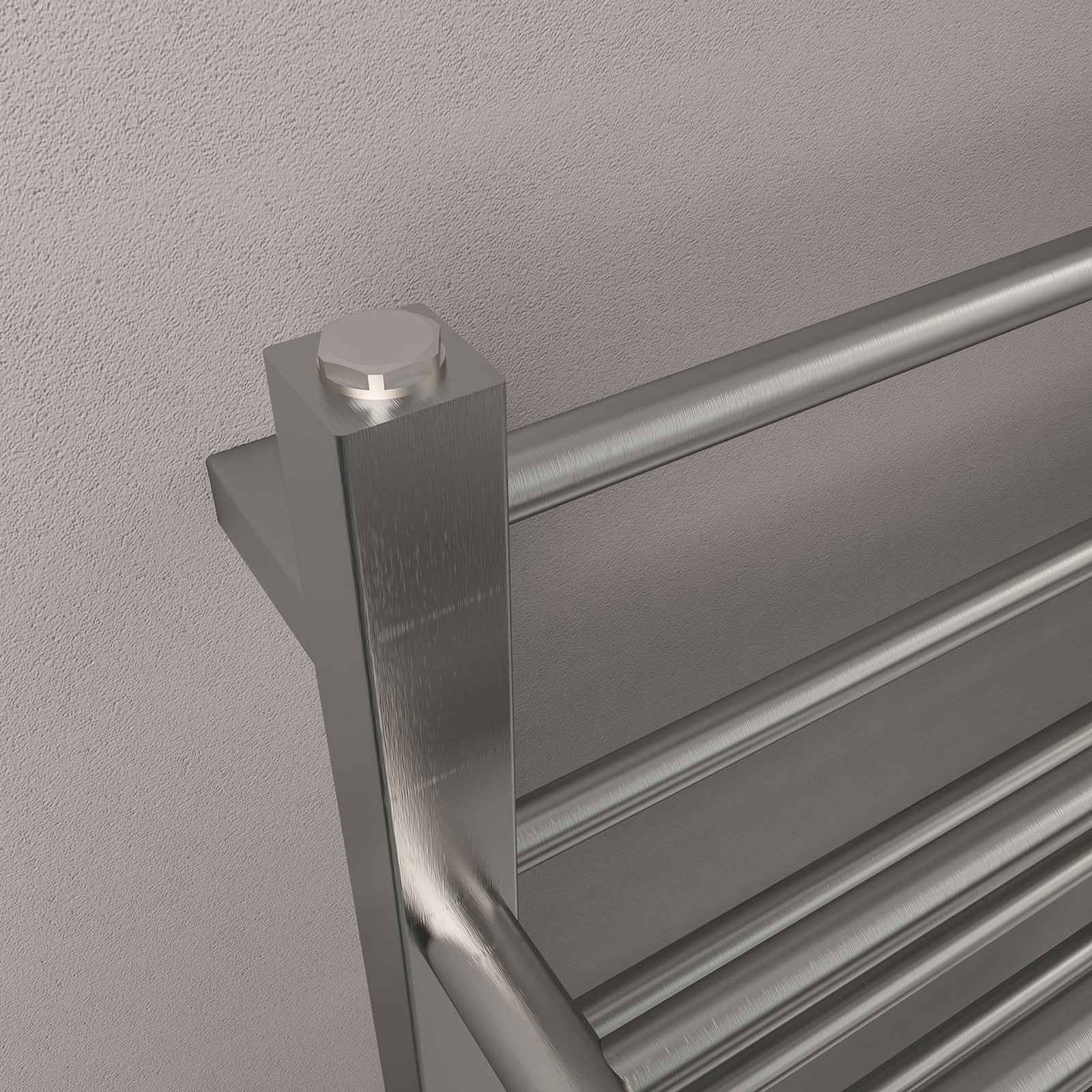 Velino Stainless Steel Towel Rail 1200 x 500 - Brushed