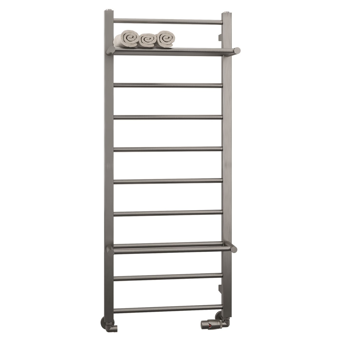 Velino Stainless Steel Towel Rail 1200 x 500 - Brushed