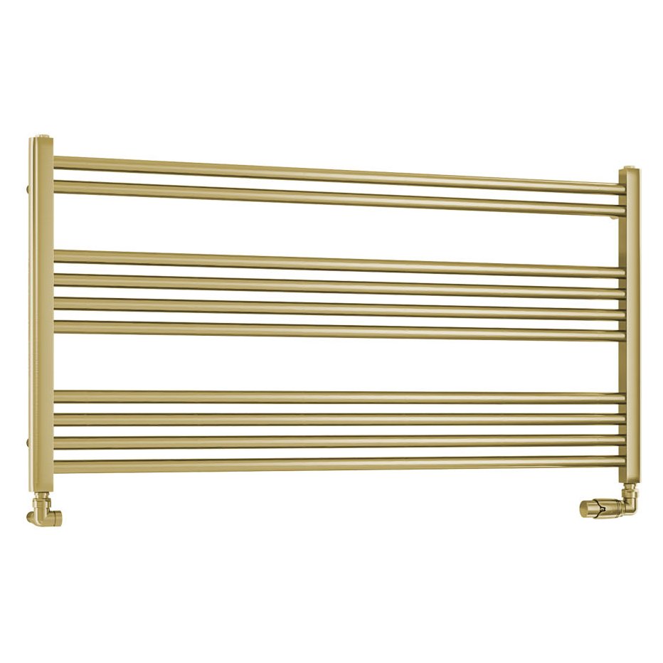 Wendover Straight Multirail 600 x 1200 - Brushed Brass