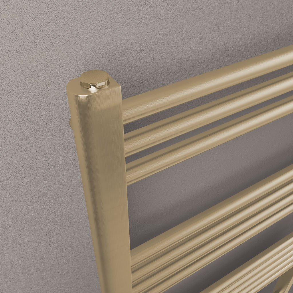Wendover Straight Multirail 800 x 750 - Brushed Brass