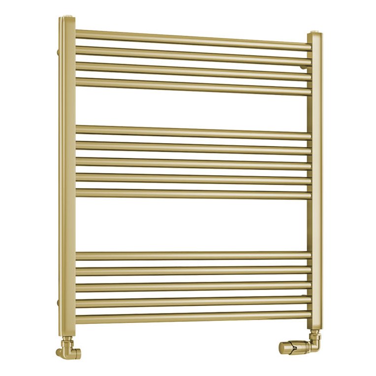 Wendover Straight Multirail 800 x 750 - Brushed Brass