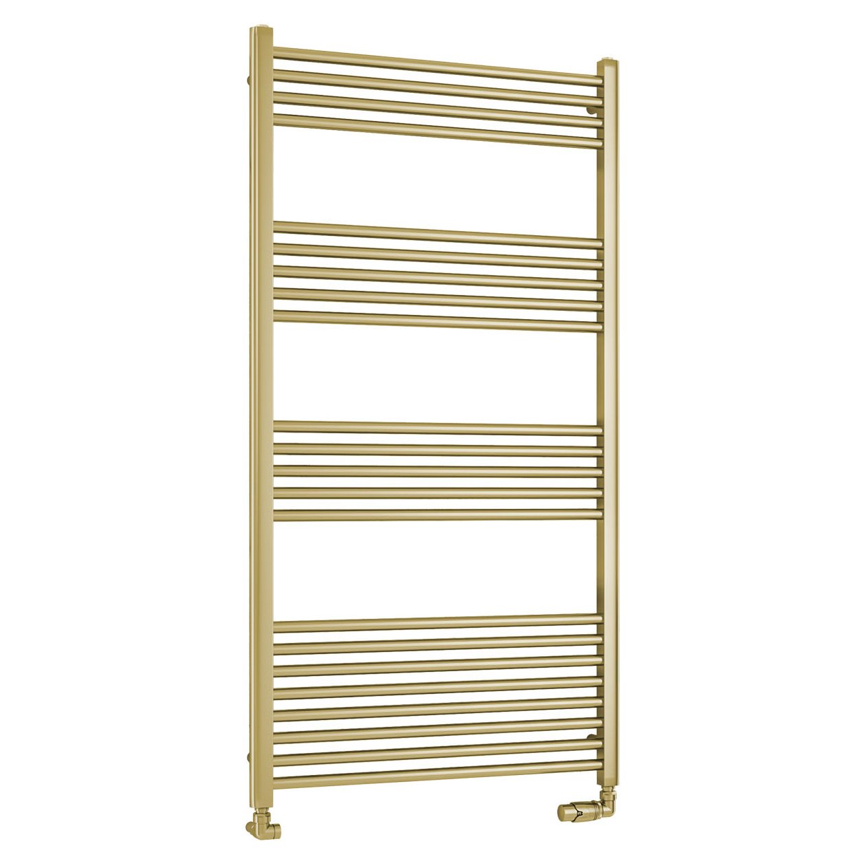 Wendover Straight Multirail 1400 x 750 - Brushed Brass