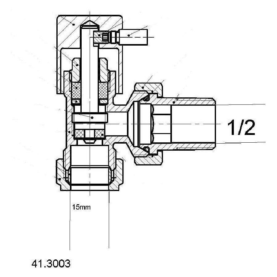 Dual Fuel Elbow Chrome