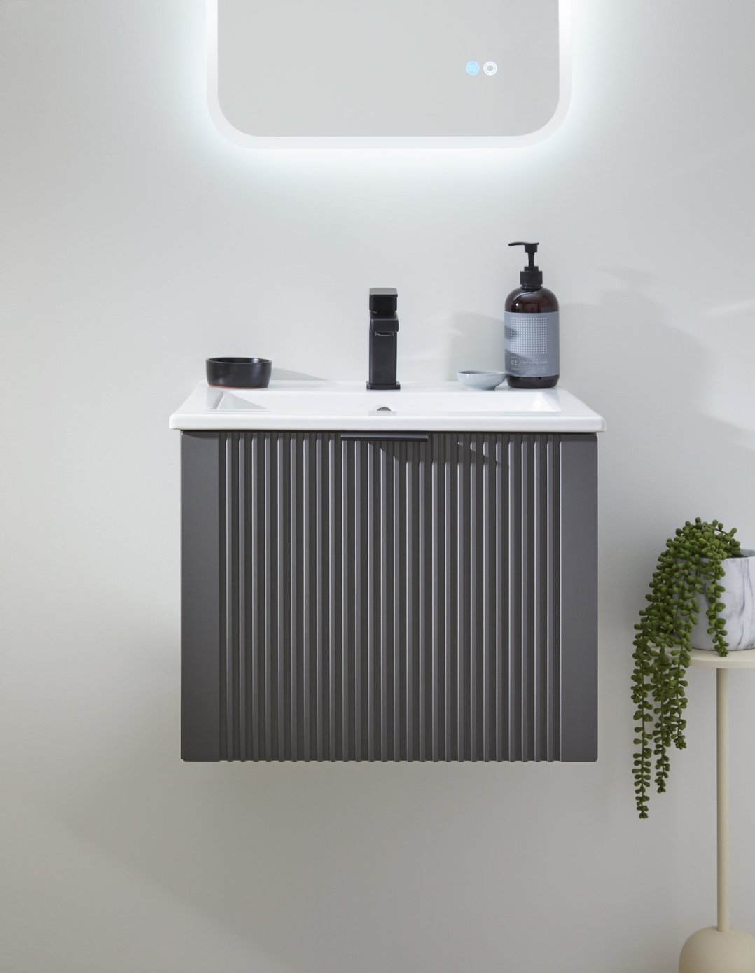 Tyndrum 500 Wall Hung Vanity Unit with Ceramic Basin