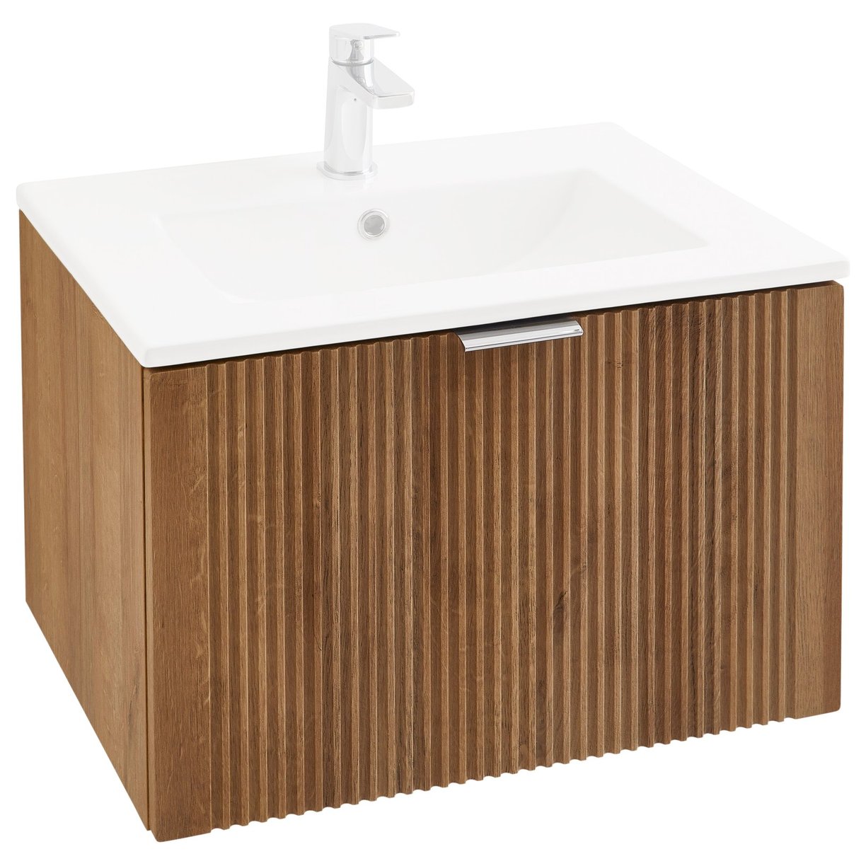 Tyndrum 600mm WH Single Drawer Unit - Cask Oak