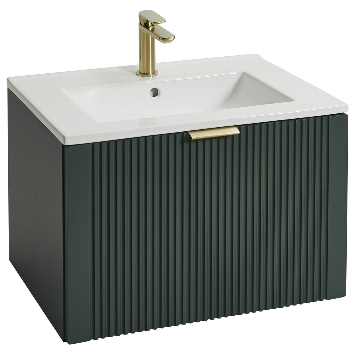 Tyndrum 600 Wall Hung Vanity Unit with Ceramic Basin