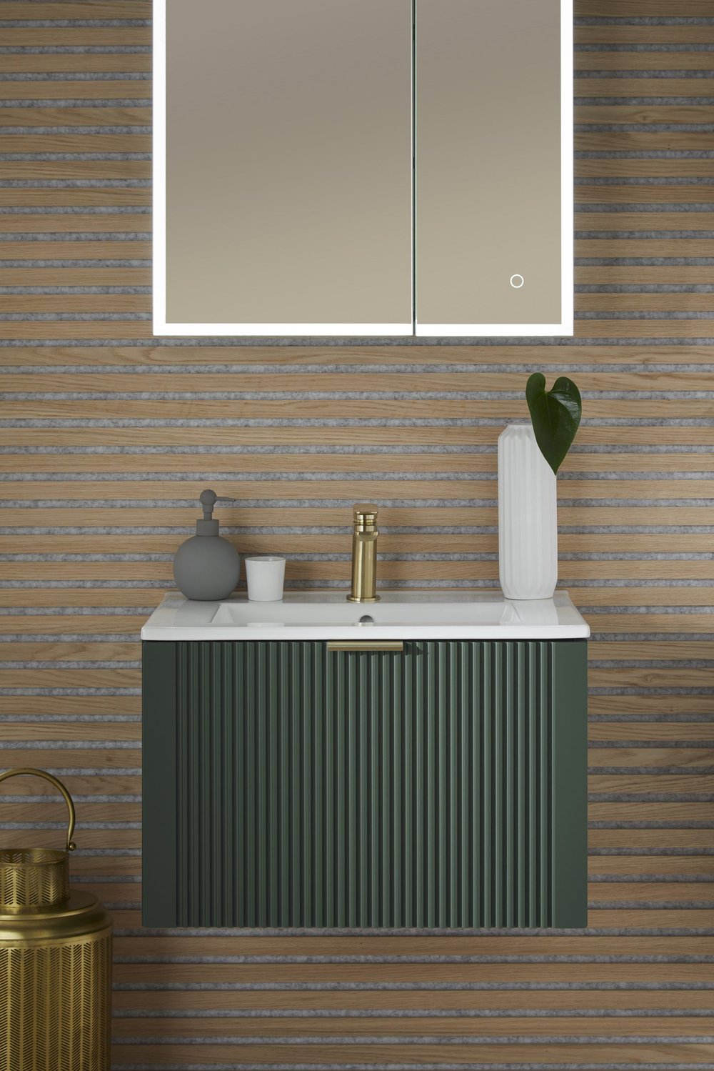 Tyndrum 600 Wall Hung Vanity Unit with Ceramic Basin