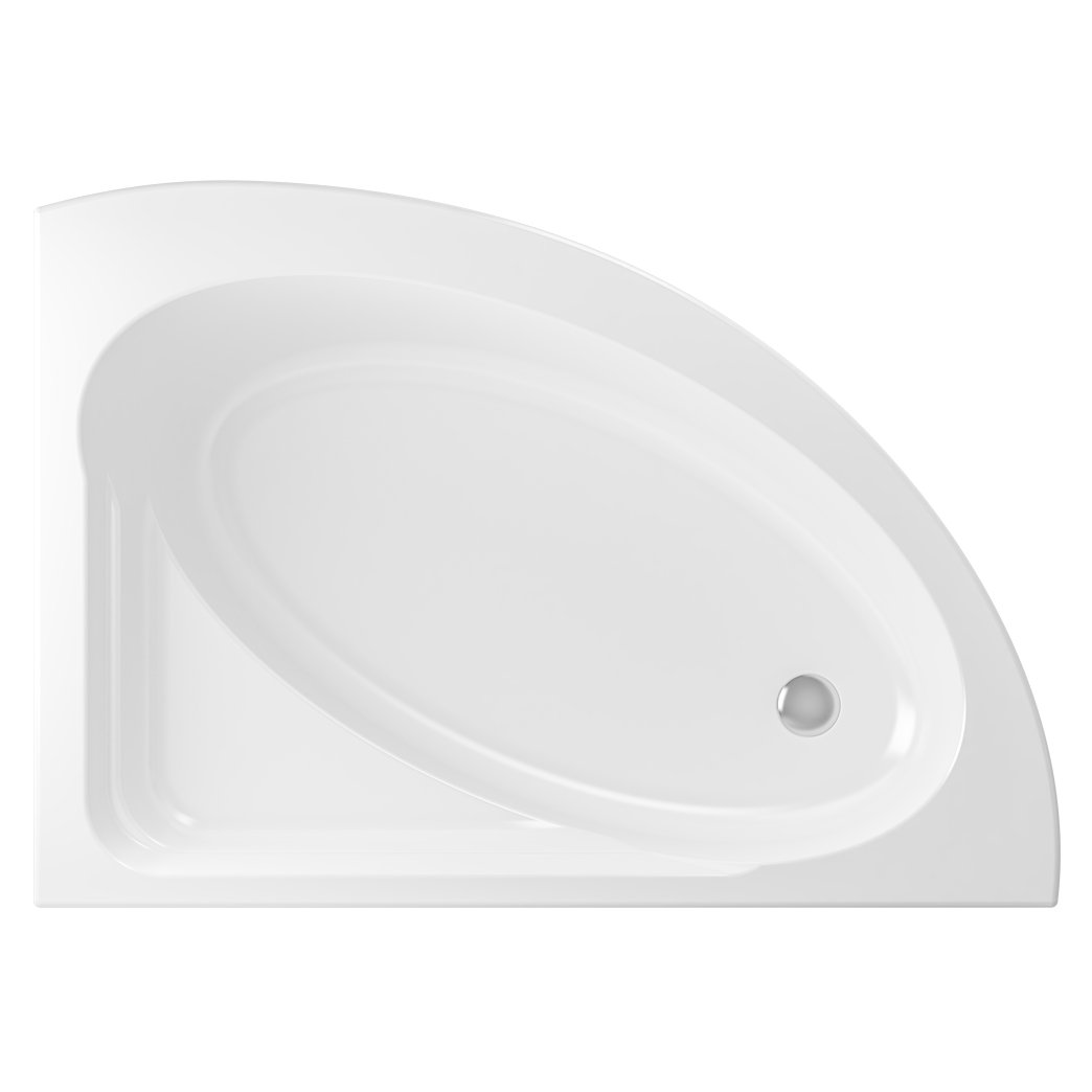 Lundy off set corner  bath 1500x1040 LH (400) 5mm