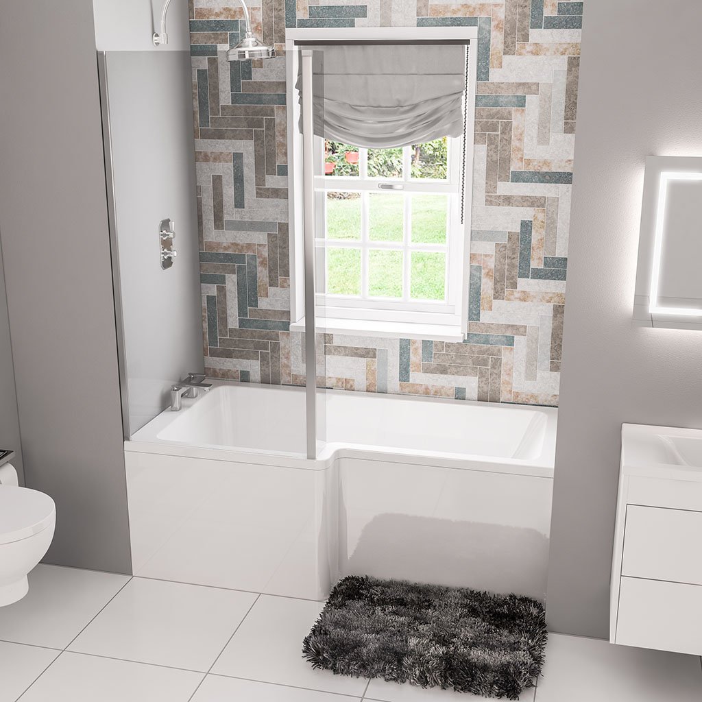 Portland L-Shape 1500x850x700 LH Beauforte