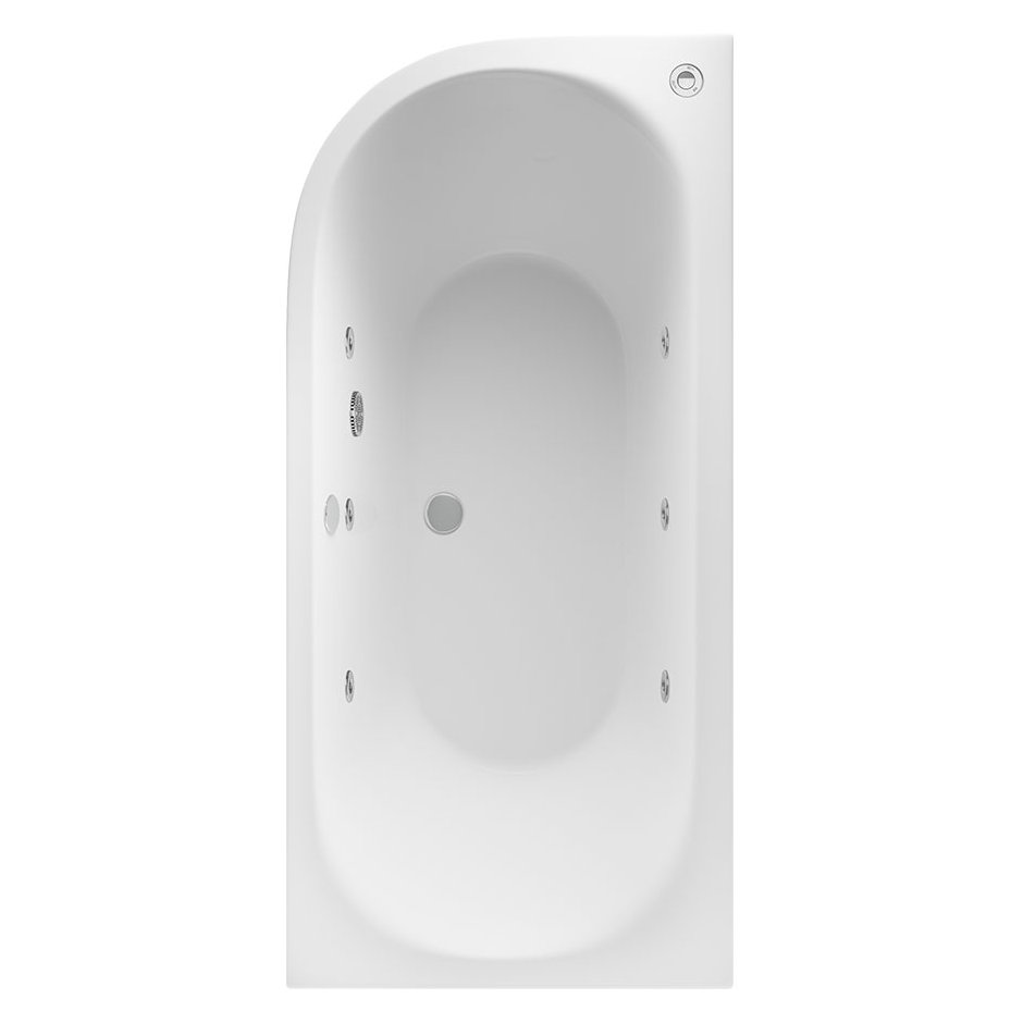 Beauforte Biscay 1700x800 (440) RH 6 jet whirlpool