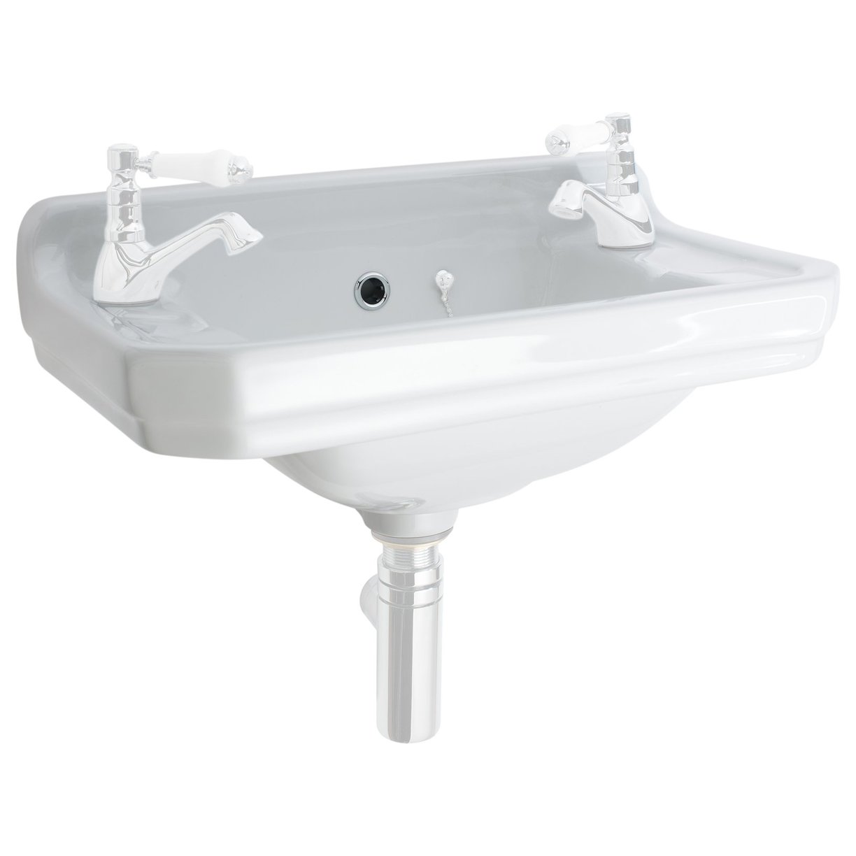 Dunbar Cloakroom Basin 2TH