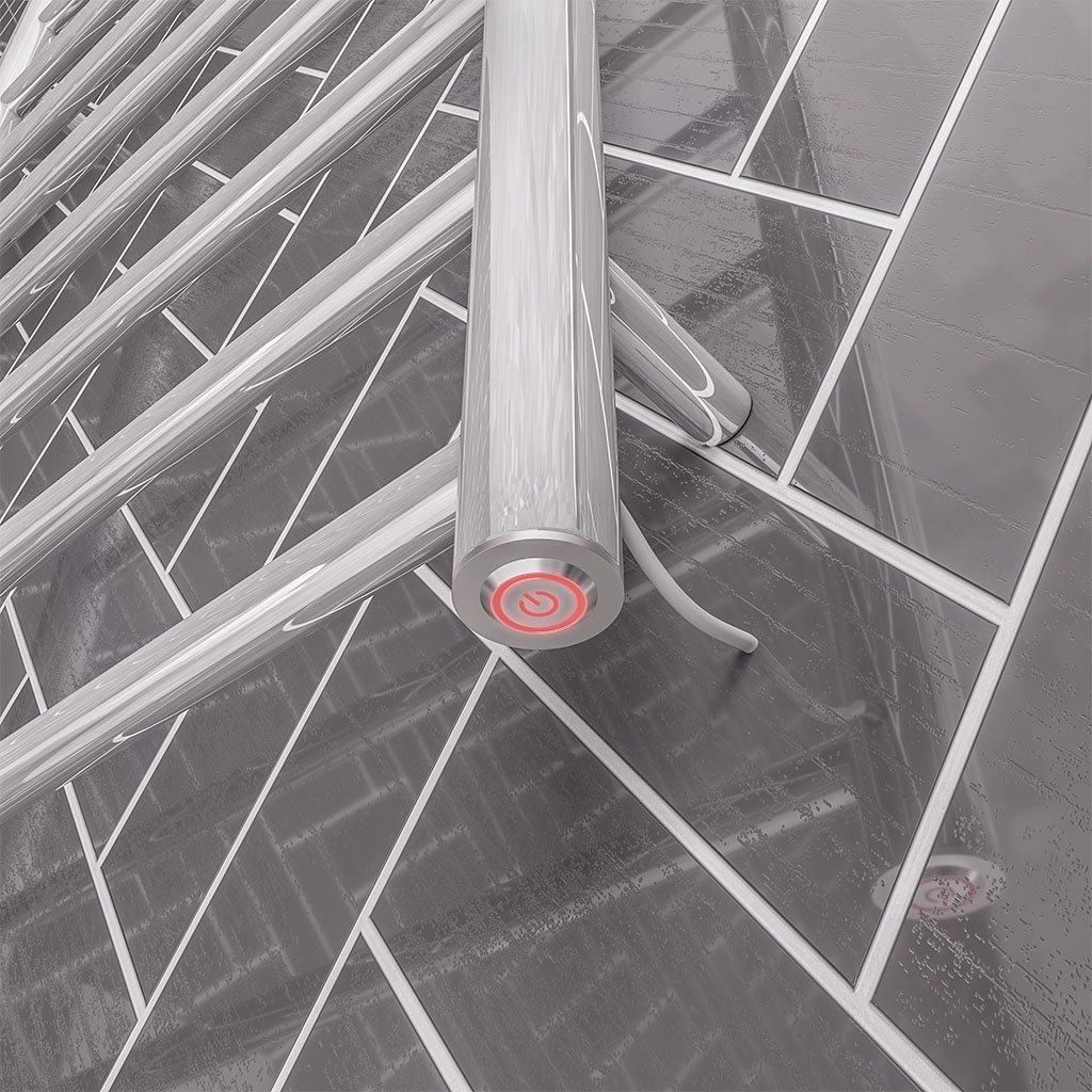 Emsbury Dry Element Towel Rail 800 x 500 - Polished