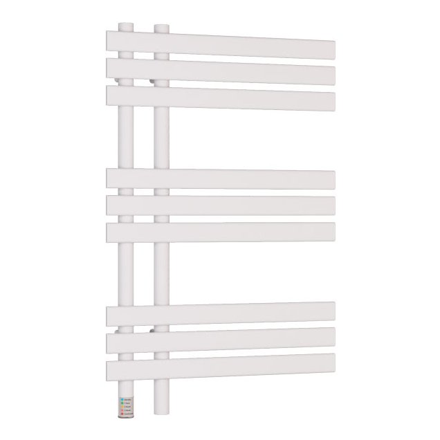 Loddon Dry Element Towel Rail 800 x 500 - Matt White