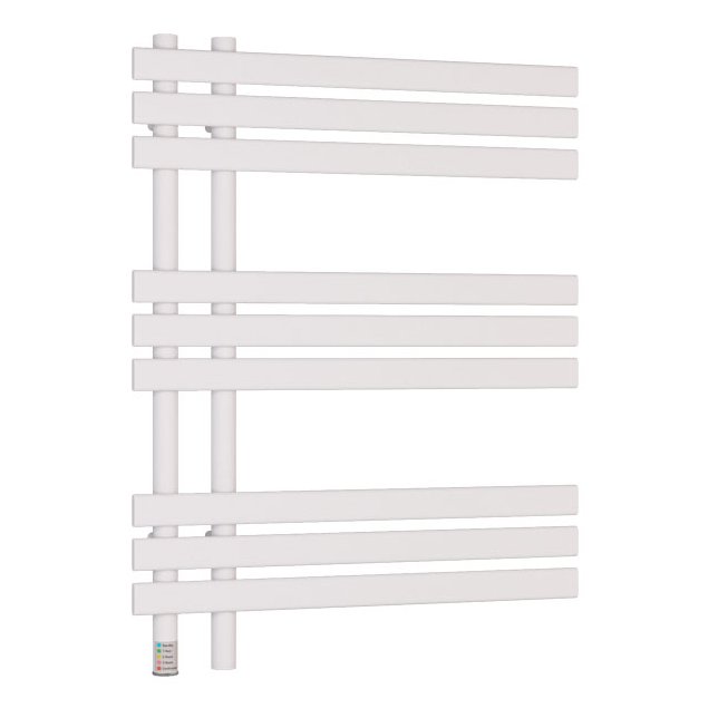 Loddon Dry Element Towel Rail 800 x 600 - Matt White
