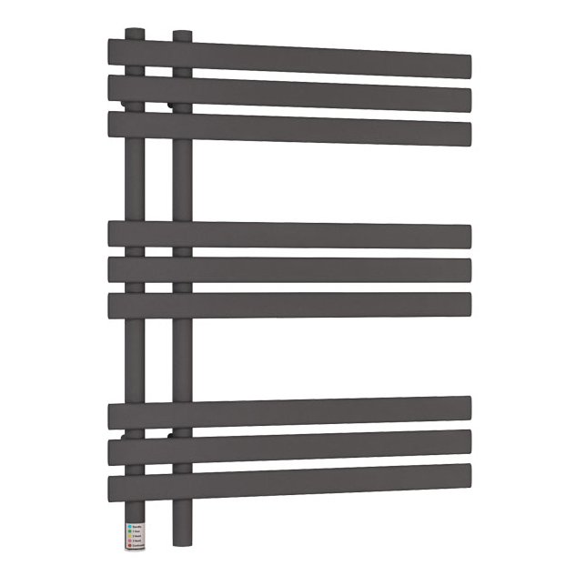 Loddon Dry Element Towel Rail 800 x 600 - Matt Anthracite