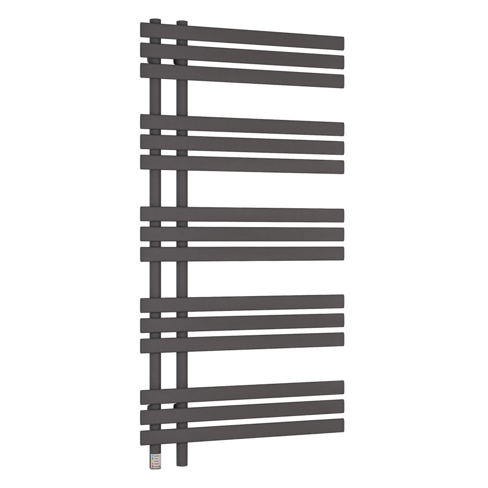 Loddon Dry Element Towel Rail 1200 x 600 - Matt Anthracite