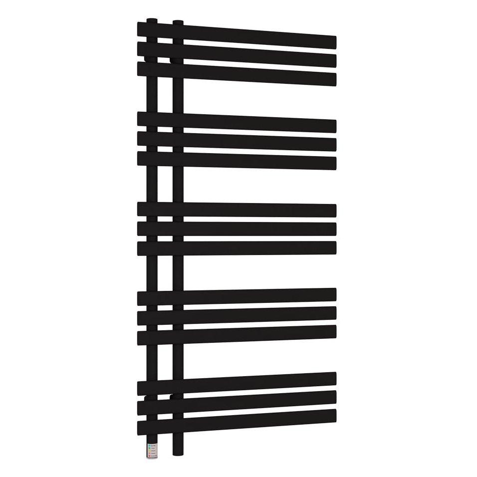 Loddon Dry Element Towel Rail 1200 x 600 - Matt Black