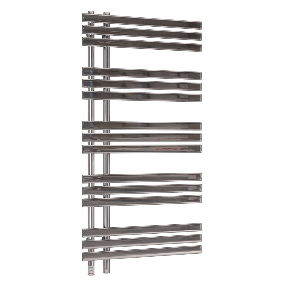 Loddon Dry Element Towel Rail 1200 x 600 - Chrome