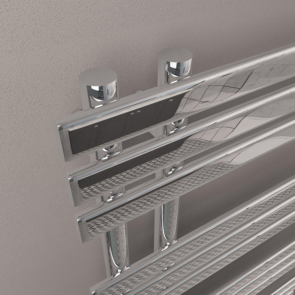 Loddon Dry Element Towel Rail 1200 x 600 - Chrome