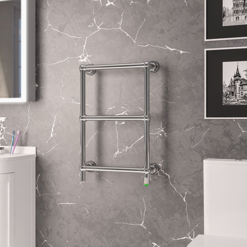 Kennet Dry Element Towel Rail 700 x 500 - Chrome