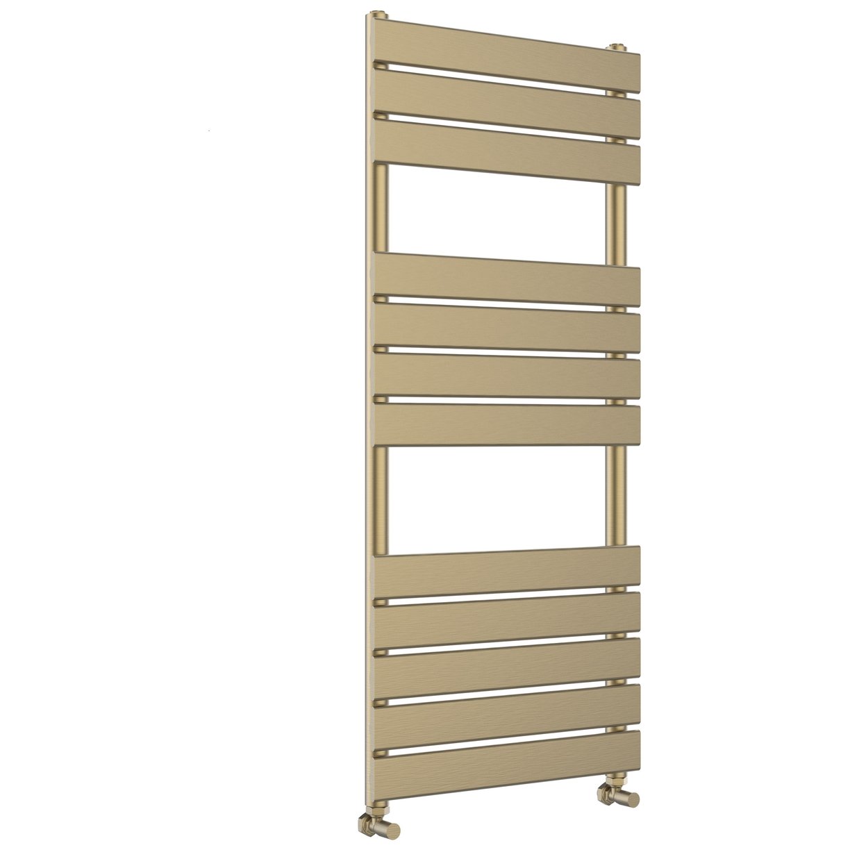 Troon 500 x 1200mm CP Towel Warmer Brushed Brass