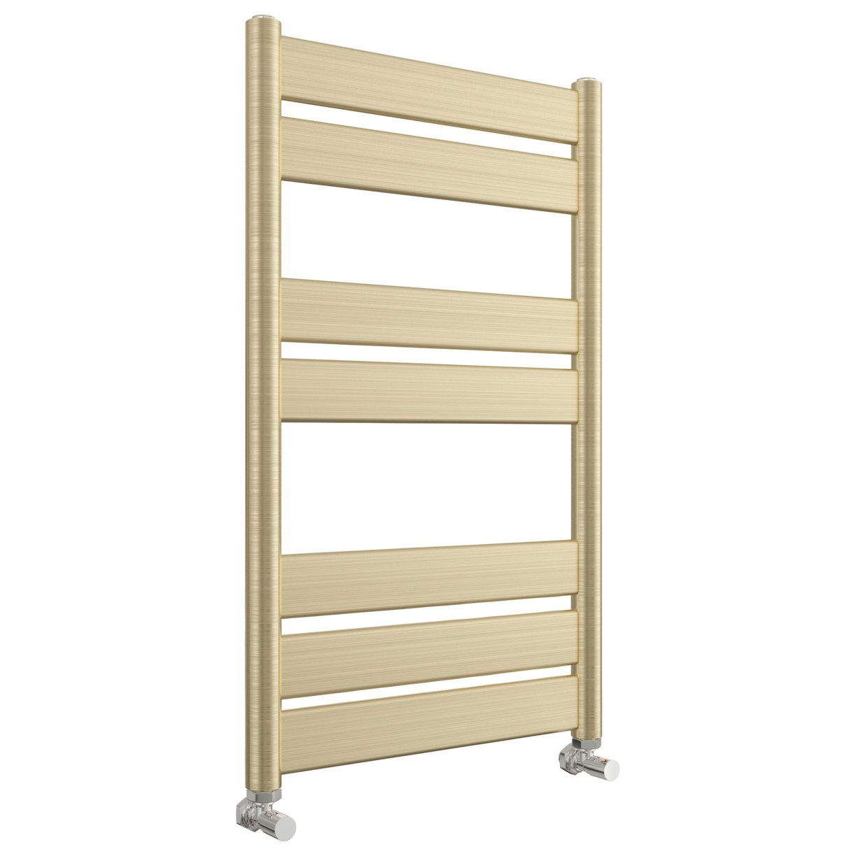 Rona 500 x 800mm Brushed Brass Towel Warmer