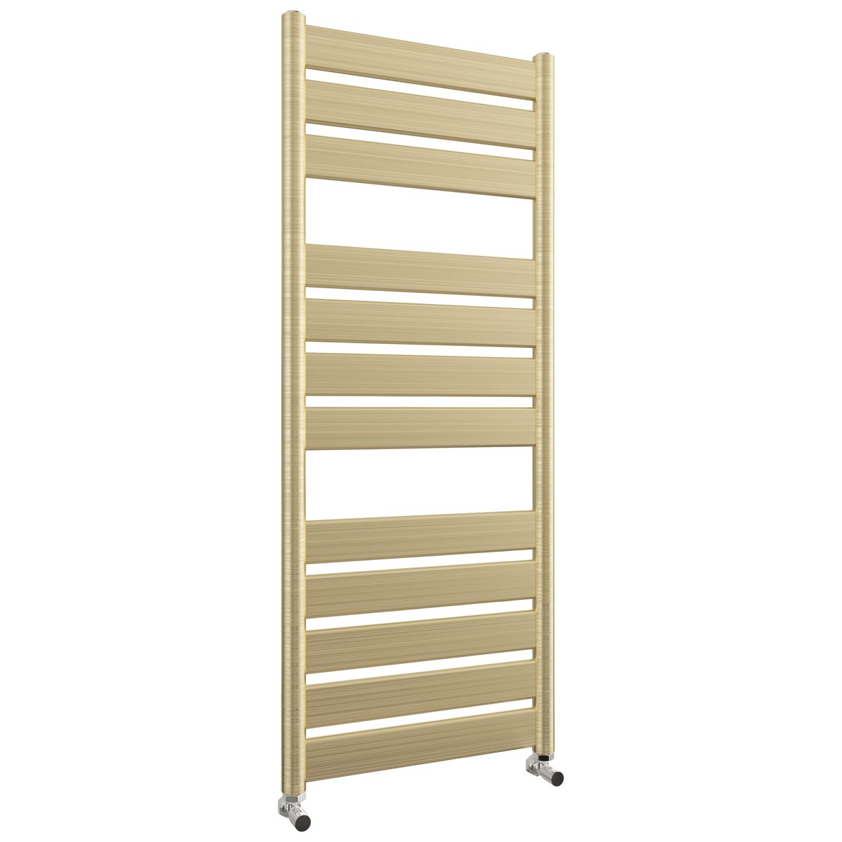 Rona 500 x 1200mm Brushed Brass Towel Warmer