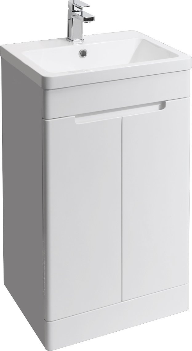 Selkirk 500 Floor Standing 2-Door Vanity Unit with Armastone Basin