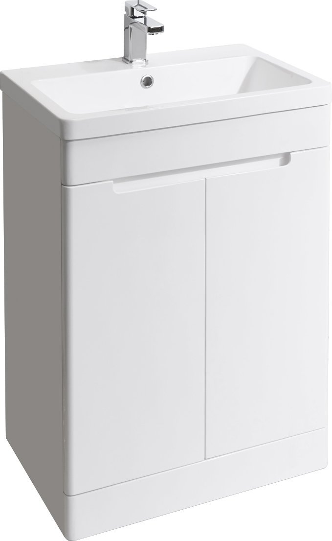 Selkirk 600 Floor Standing 2-Door Vanity Unit with Armastone Basin
