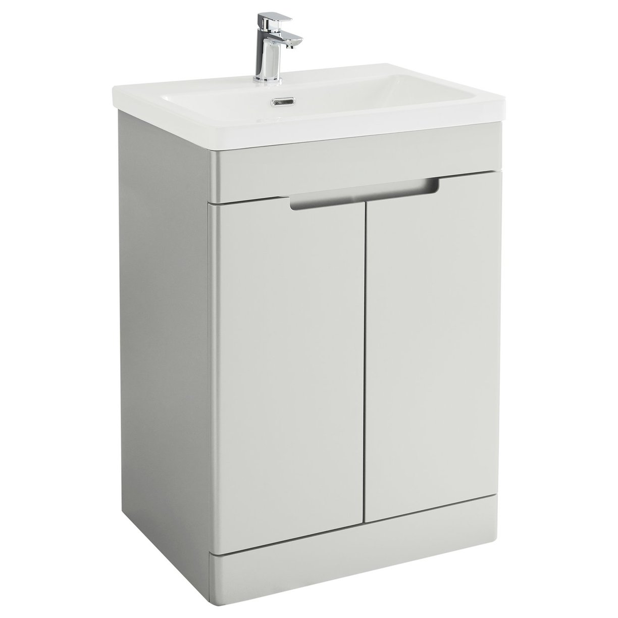 Selkirk 600 Floor Standing 2-Door Vanity Unit with Armastone Basin