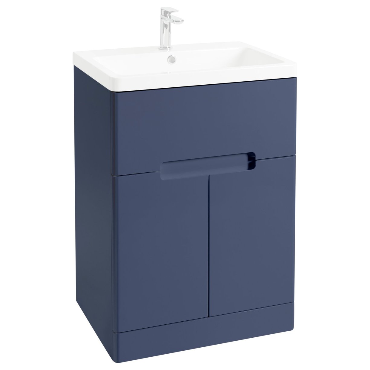 Selkirk 600mm FS 2 Door 1 Drawer Loch Blue