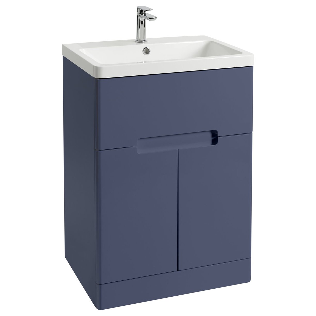 Selkirk 600 Floor Standing 1-Drawer 2-Door Vanity Unit with Armastone Basin