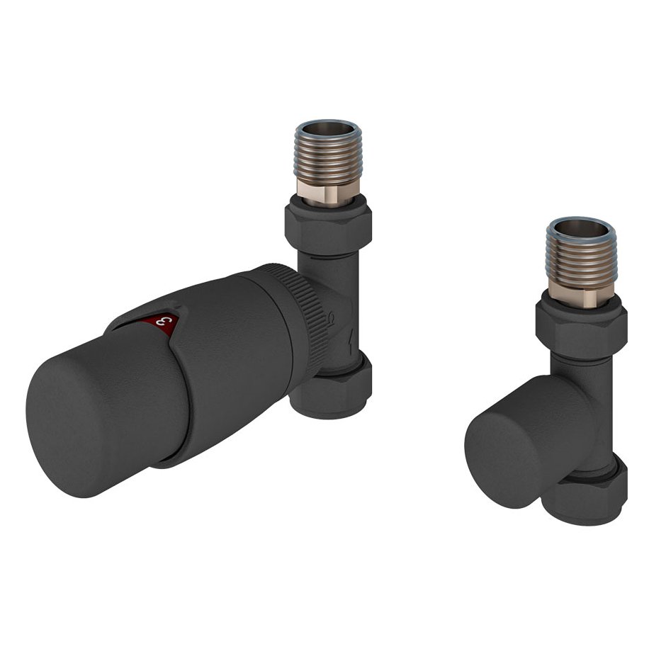 Straight Designer TRV with Lockshield 15mm