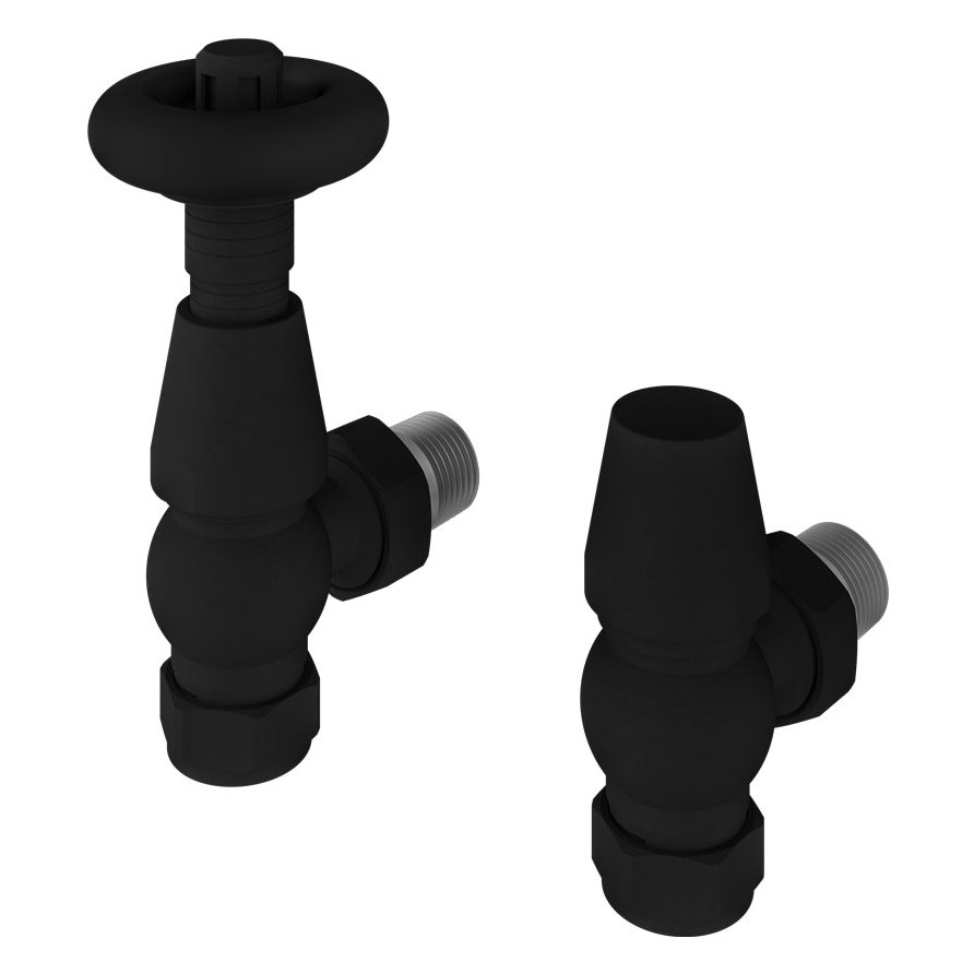 Angle Traditional TRV with Lockshield 15mm