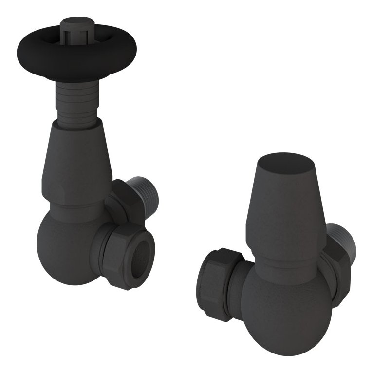 Corner Traditional TRV with Lockshield 15mm