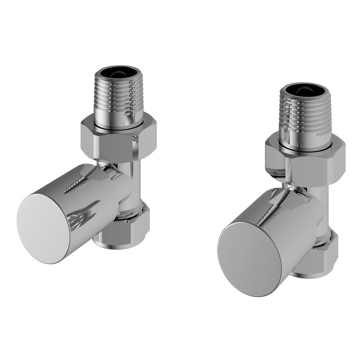 Straight Radiator Valves (pair)