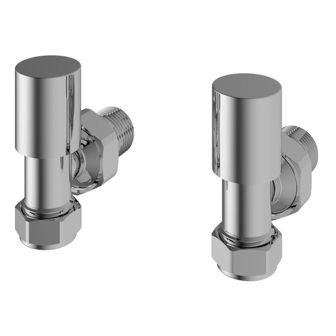 Angled Radiator Valves (pair)