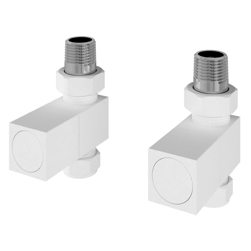Straight Square Radiator Valves (pair)