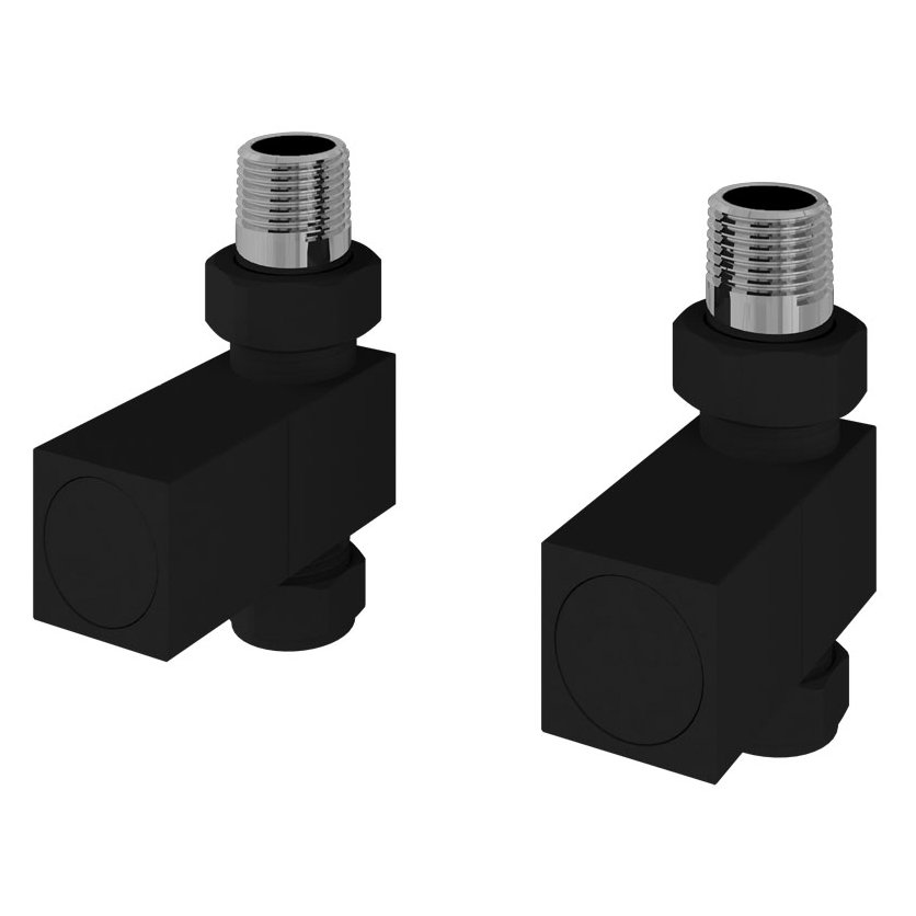 Straight Square Radiator Valves (pair)