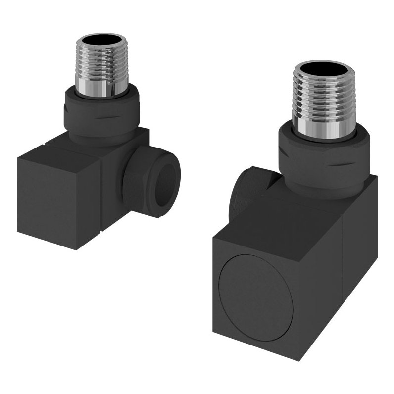 Corner Square Radiator Valves (pair)