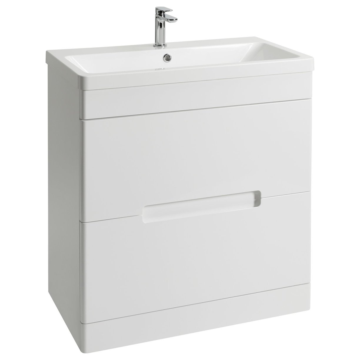 Selkirk 800 Floor Standing 2-Drawer Vanity Unit with Armastone Basin