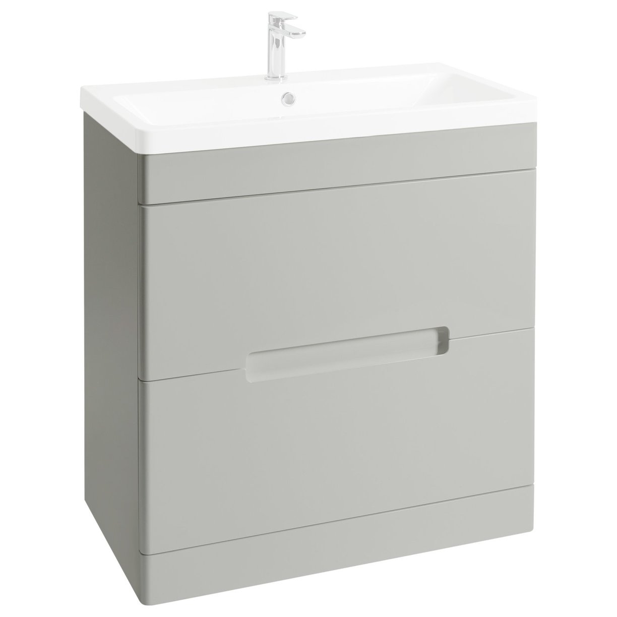 Selkirk 800mm FS 2 Drawer Grey
