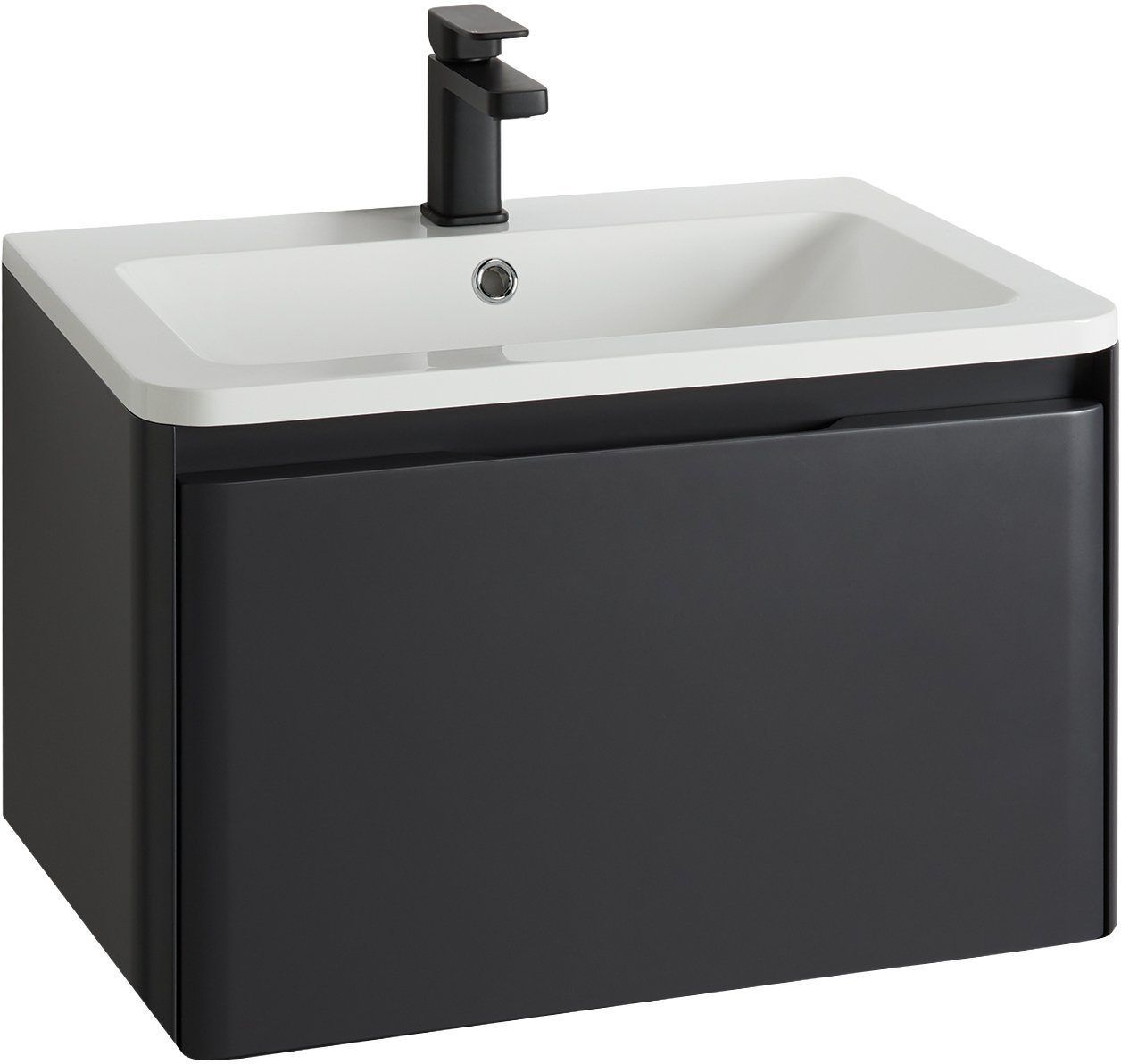 Fife 600 Wall Hung Drawer in Drawer with Armastone Basin