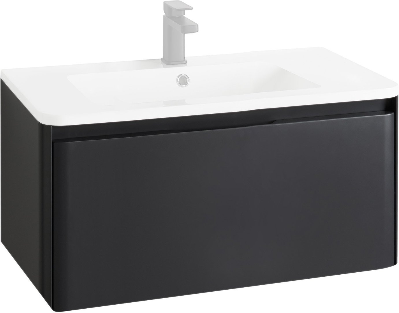 Fife 800mm WH 2 Drawer Unit Slate