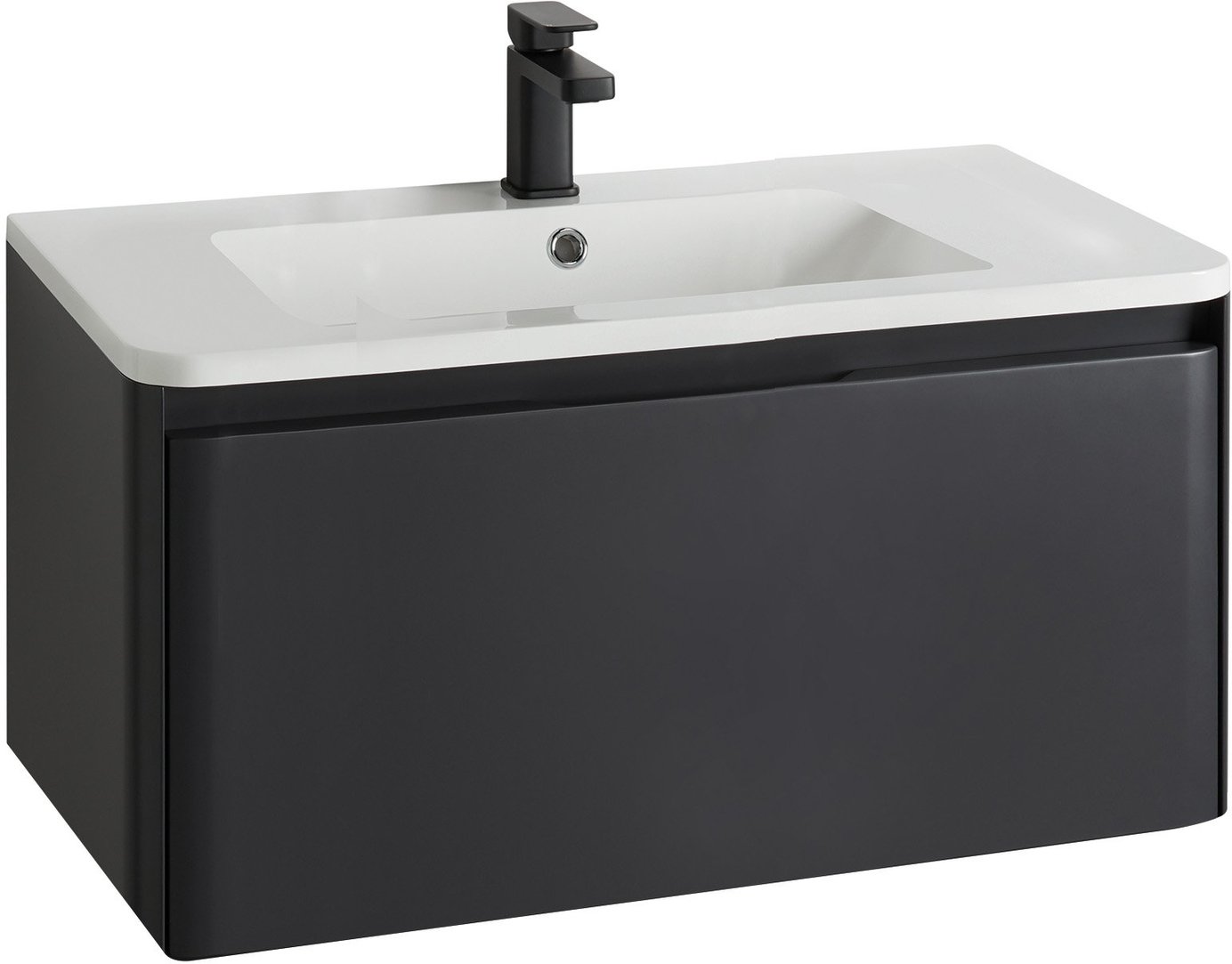 Fife 800 Wall Hung Drawer in Drawer with Armastone Basin