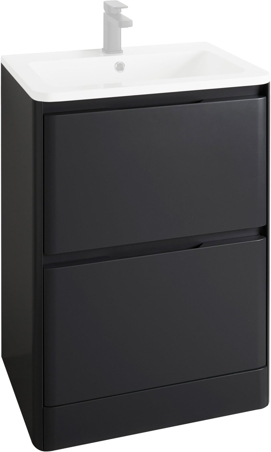 Fife 600mm FS 2 Drawer Unit Slate